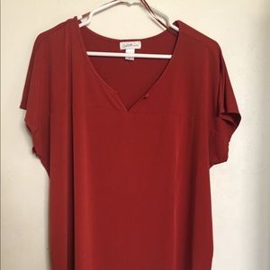 Rust color shirt